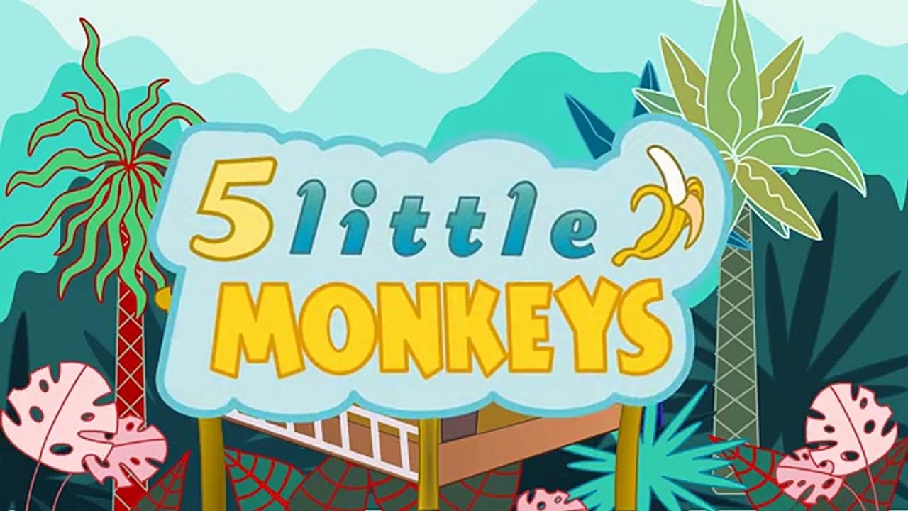 Five Little Monkeys Jumping On The Bed - Songs for Kids