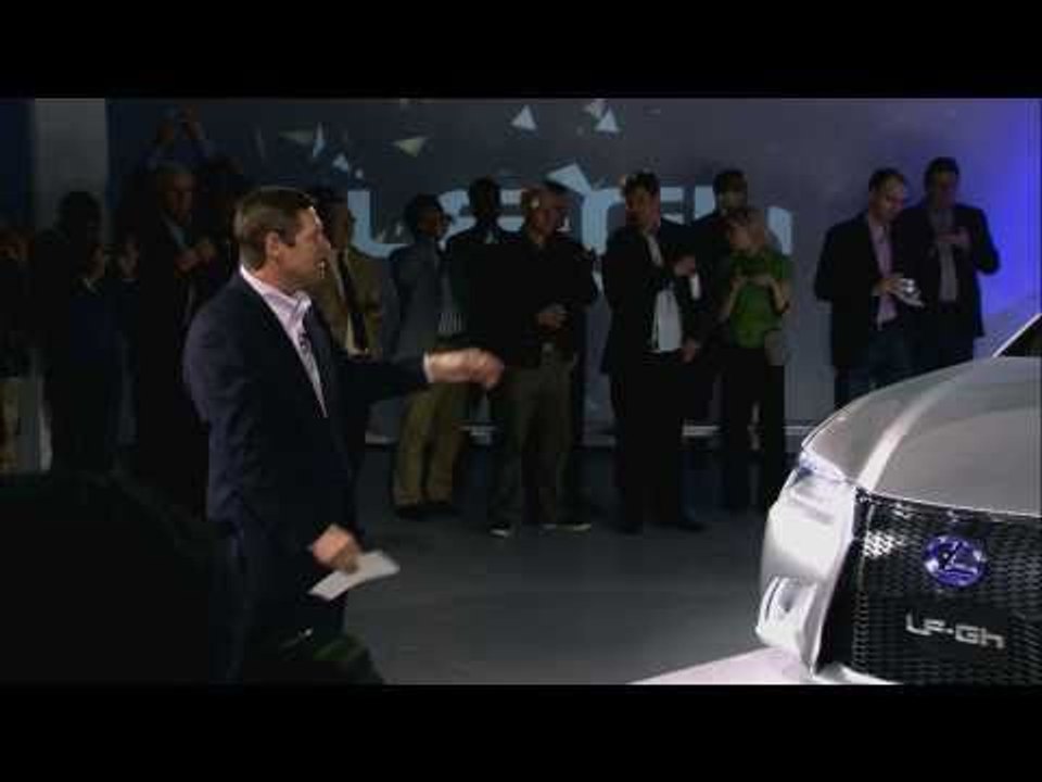 Lexus LF-Gh Hybrid Concept vehicle made its world debut in New York 2011