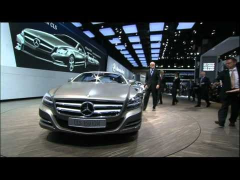 New Mercedes Benz CLS Paris Motor Show 2010 Presentation