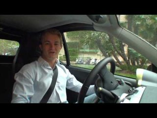 Monaco GP - Nico Rosberg and smart Electric Drive