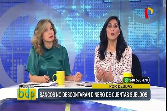 Aspec se pronuncia por descuento de dinero de cuentas sueldo por deudas