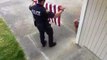 Patriotic Washington Police Officer Saves Fallen US Flag on July 4th