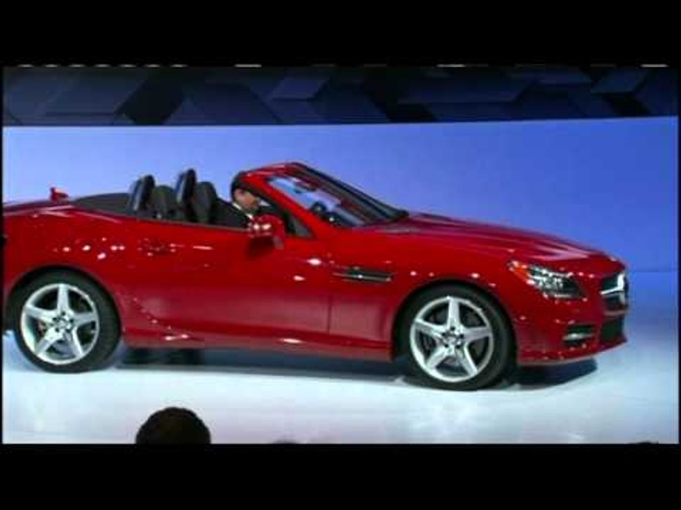 Mercedes Benz New York Auto Show 2011 reveal SLK350 roadster