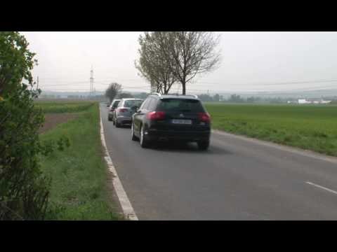 Car show with the three station wagons