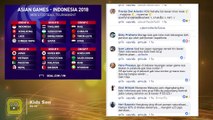 คอมเมนต์ อินโดนีเซีย & เวียดนาม หลังเจ้าภาพอินโด อยู่กลุ่มโคตรเบา ในเอเชียนส์เกม 2018