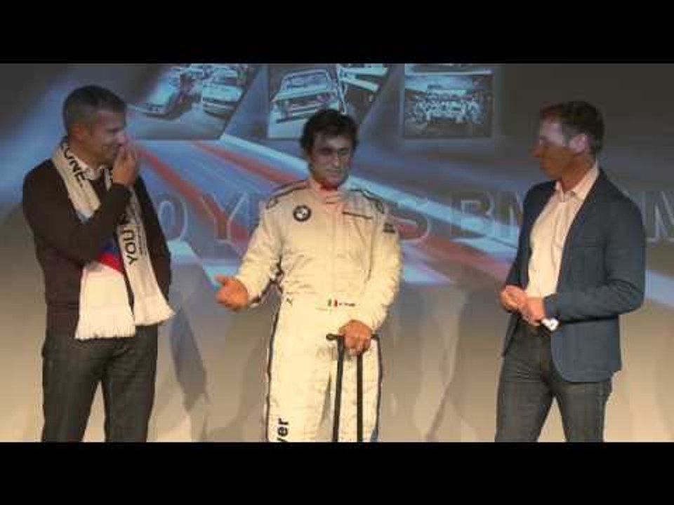Alex Zanardi BMW M3 DTM Car Pressconference at the Nurburgring