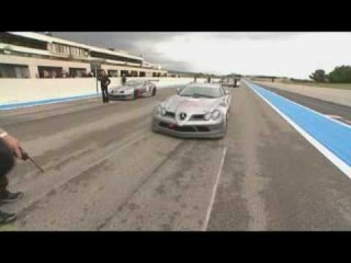 MERCEDES SLR CLUB Trophy 722 GT - Starting Grid and Helicopt