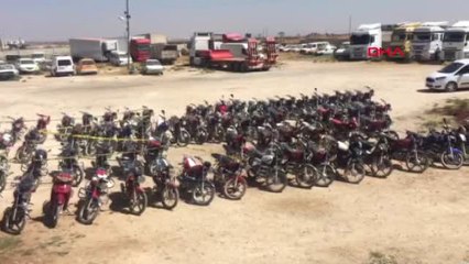 Şanlıurfa'da 6 Ayda 233 Çalıntı Motosiklet Ele Geçirildi