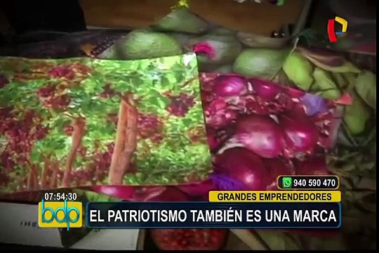 Empresarios innovan sus diseños de ropa con motivos peruanos