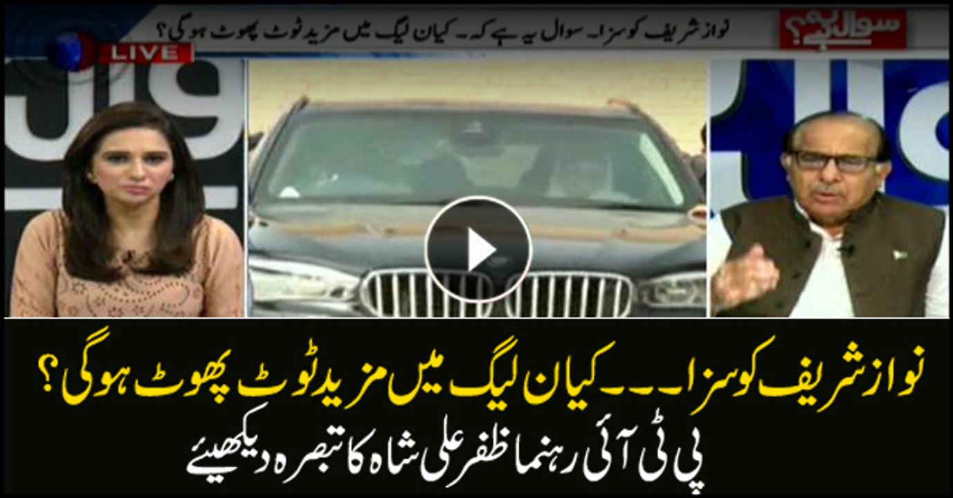 PTI's Zafar Shah analyses situation within PML-N following NAB court verdict