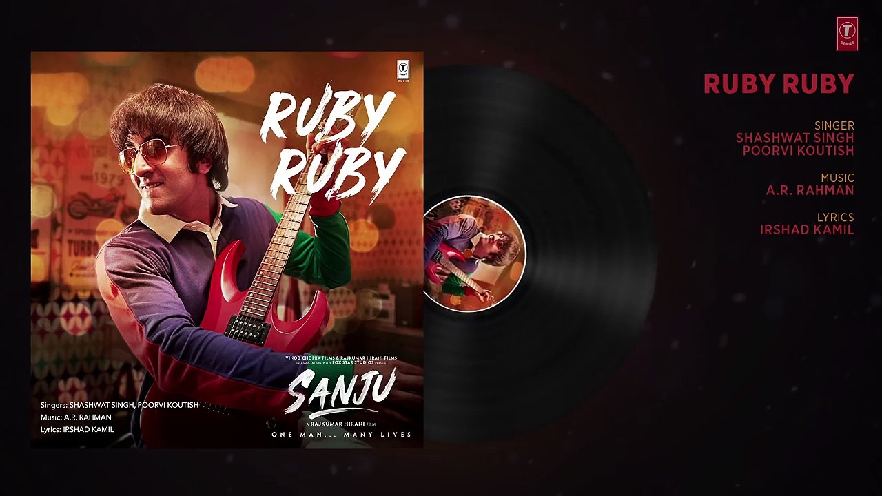 SANJU- Ruby Ruby Full Audio Song - Ranbir Kapoor - AR Rahman - Rajkumar Hirani