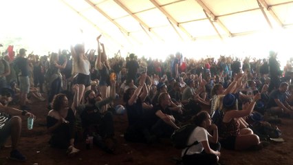 France - Uruguay : la joie du public des Eurockéennes