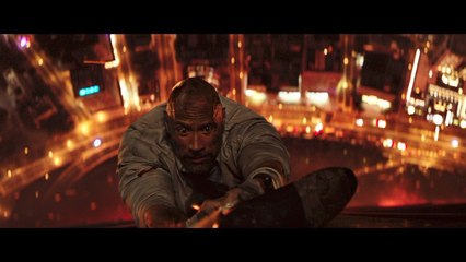 Dwayne Johnson Hangs From A 'Skyscraper'