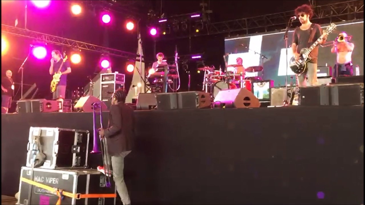 Les répétitions de FFF avant leur concert aux Eurockéennes