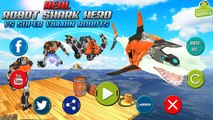 Real Robot Shark Hero Vs Super Villain Robots - Android Gameplay