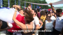Mondial-2018/Quarts: Paris exulte après la victoire des Bleus