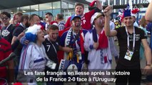 Mondial: les supporters de Bleus enthousiastes après l'Uruguay