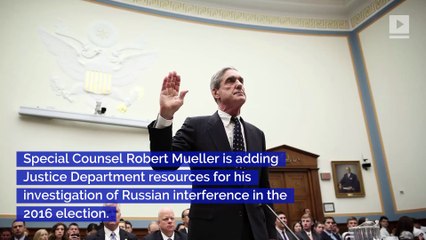 Robert Mueller Adds More Justice Department Resources for Russia Probe