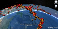 Global Visualization of Subsurface Earthquakes in Google Earth