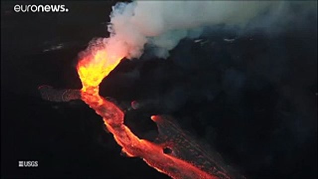 Vulcão Kilauea em erupção