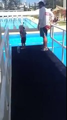 3 Year Old Olympic Diving Kid!