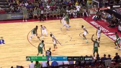 Guerschon Yabusele knocks it down as the clock expires in the fourth quarter