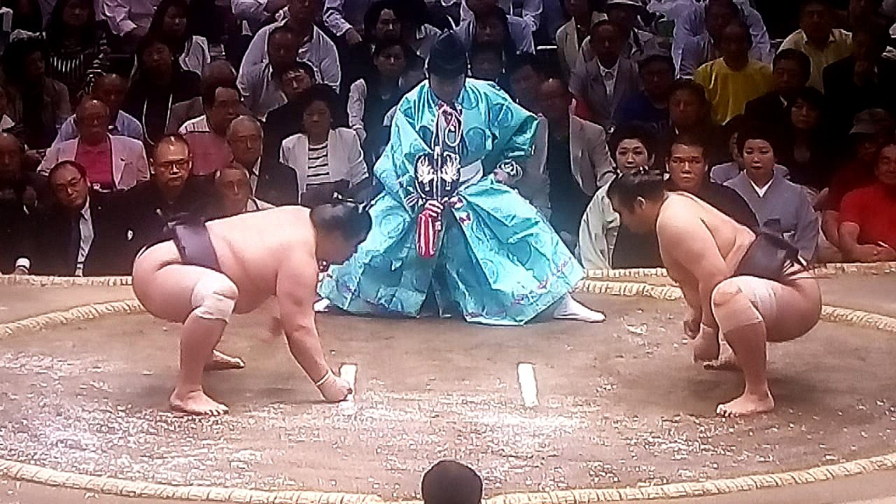 妙義龍 vs 千代の国 2018年大相撲夏場所11日目 20180523
