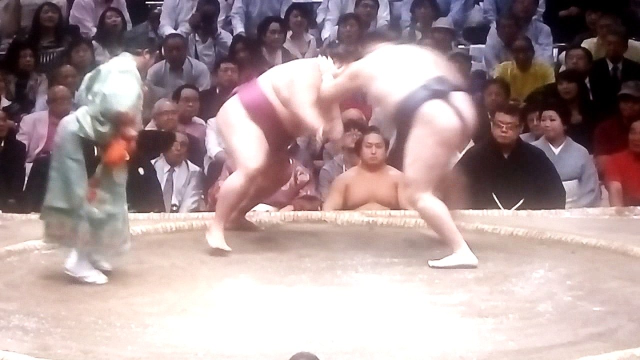 鶴竜 vs 御嶽海 2018年大相撲夏場所11日目 20180523