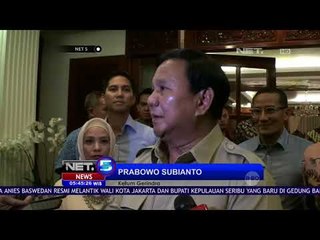 Pertemuan Ketua Parpol Gerindra & Demokrat-NET5