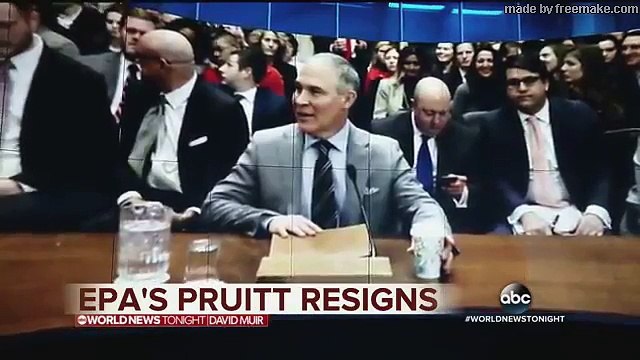EPA chief Scott Pruitt has resigned