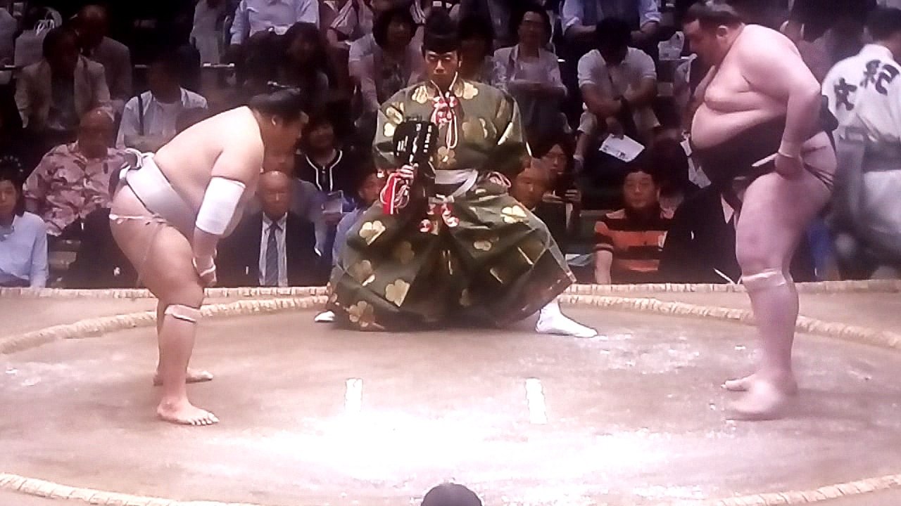 誉富士 vs 臥牙丸 2018年大相撲夏場所12日目 20180524