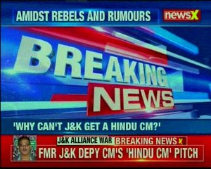 Amidst ongoing alliance war, Fmr Deputy CM Kavinder Gupta says why can't J&K have a Hindu CM