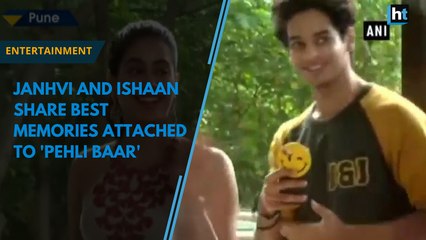 Janhvi and Ishaan share best memories attached to 'Pehli Baar'