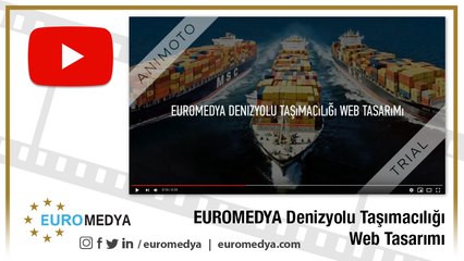 EUROMEDYA Denizyolu Taşımacılığı Web Tasarımı