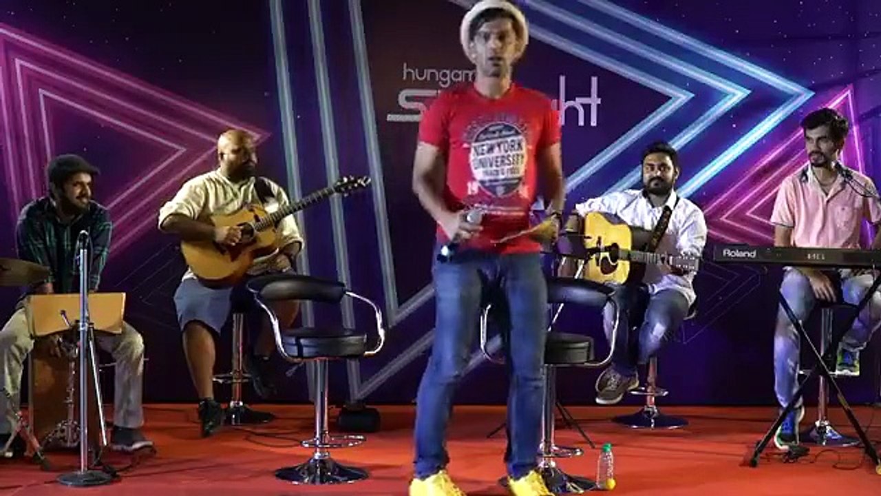 Had an epic time at Hungama.com performing and speaking about the new song, Tu Mil Gaya