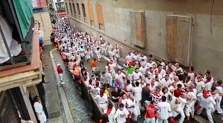 Primer encierro de los Sanfermines 2018