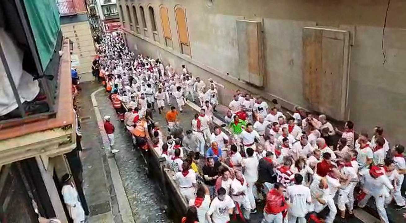 Primer encierro de los Sanfermines 2018