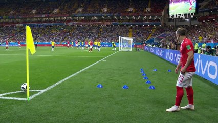 Steven ZUBER Goal - Brazil v Switzerland - MATCH 9_HD