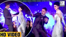 Watch Video! Akshay Kumar Makes Mouni Roy UNCOMFORTABLE While Dancing On Table | Gold