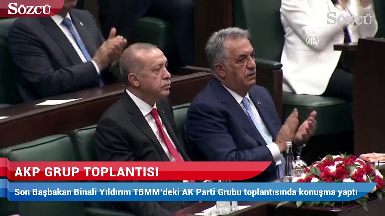 AKP Grup toplantısında son başbakan helallik istedi