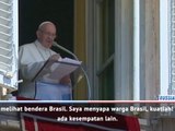 Paus Fransiskus Memberikan Simpati Kepada Fans Brasil