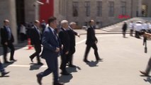Ankara TBMM Devir Teslim Töreni Öncesi Çelenk Koyma ve Açıklamalar
