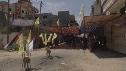 Gazze Şehidini Uğurladı