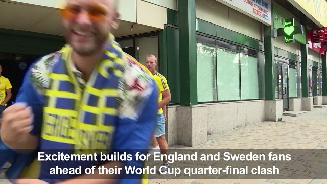World Cup: Sweden/England fans confident ahead of quarter-final