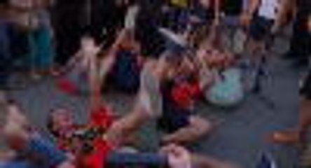 Belgium fans mock Neymar's diving