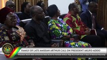 Video: President Akufo-Addo announces State Funeral for the late Vice President, Kwesi Bekoe Amissah Arthur; directs flags to fly at half-mast, as the nation ob
