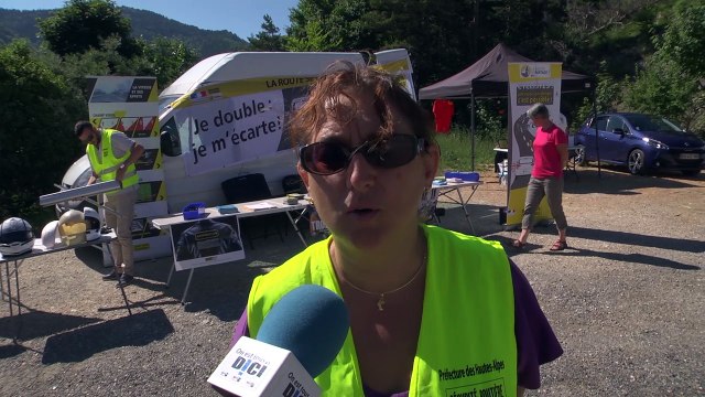 D!CI TV : le col de Cabre a sensibilisé les motards pour les départs en vacances
