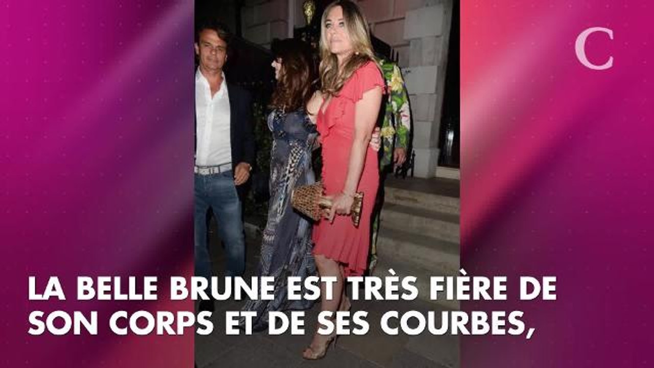 PHOTOS. Elizabeth Hurley, sublime avec un décolleté vertigineux à la sortie du club Annabel à Londres