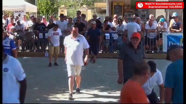 32ème de finale : Supranational à pétanque de Valréas 2018