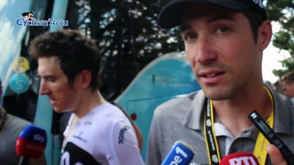 Tour de France 2018 - Nicolas Portal : "Chris Froome, ça va aller, je croise les doigts"